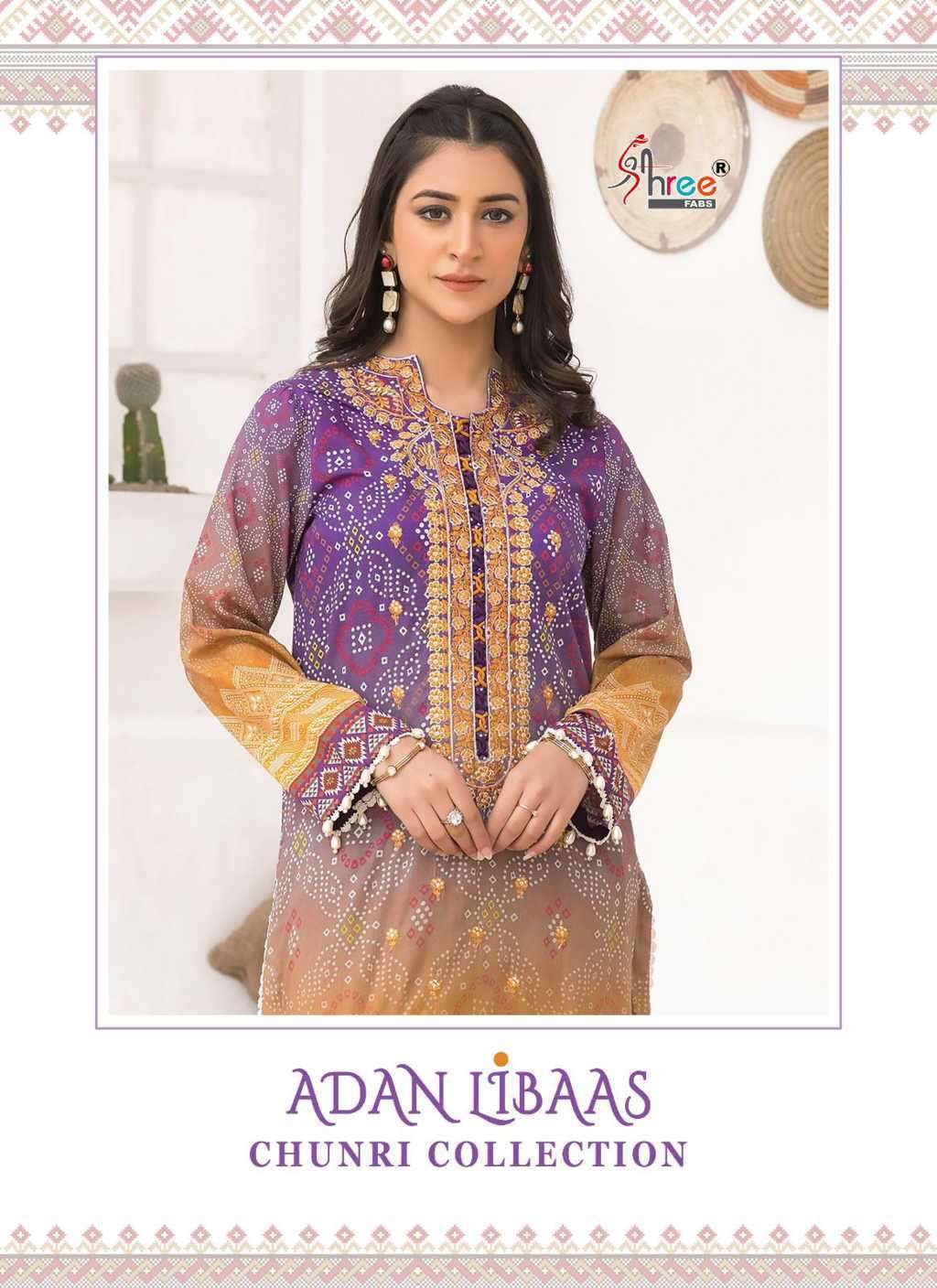 Shree Fabs Adan Libaas Chunri Collection 